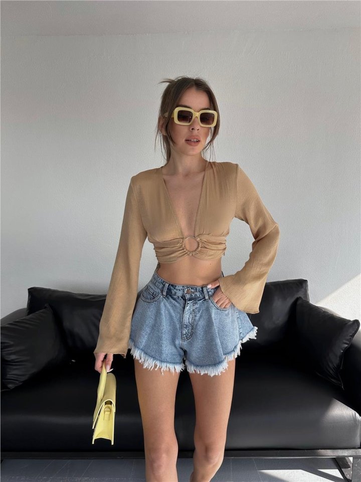 Top curto Colette