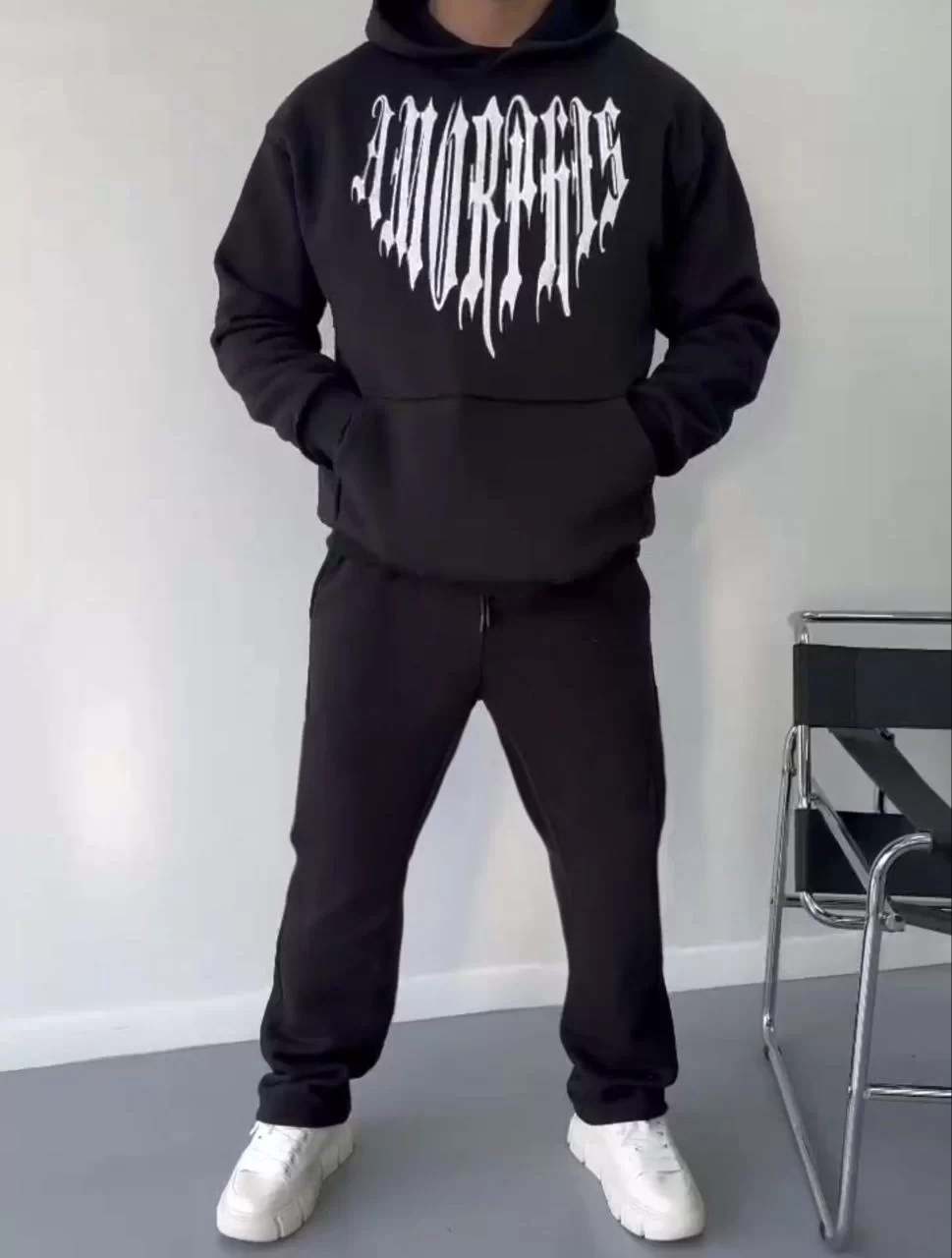 Sweatshirt com capuz Alick